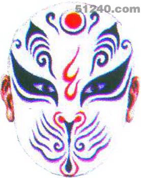 鶴童臉譜 - 鶴童京劇臉譜圖片 - 鶴童臉譜照片