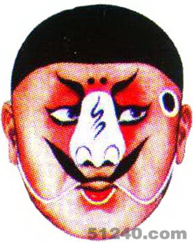 朱光祖臉譜 - 朱光祖京劇臉譜圖片 - 朱光祖臉譜照片
