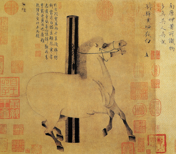 點(diǎn)擊圖片查看原圖 照夜白圖 韓幹.shtml
