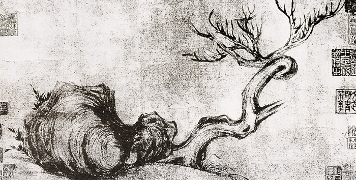 點(diǎn)擊圖片查看原圖 古木怪石圖 蘇軾.shtml