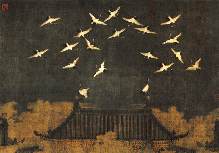 點(diǎn)擊圖片查看原圖 瑞鶴圖 趙佶.shtml