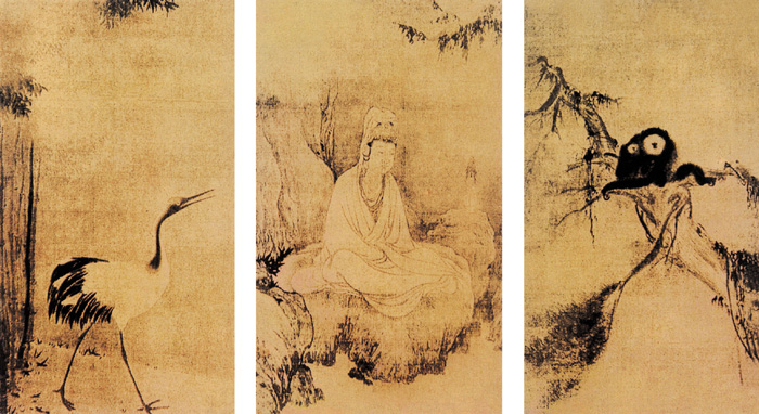 點(diǎn)擊圖片查看原圖 觀音猿鶴圖 法常.shtml