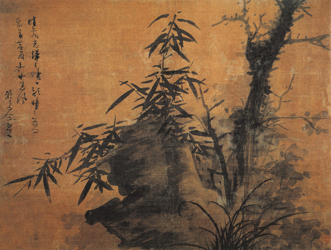 點(diǎn)擊圖片查看原圖 枯木竹石圖 吳鎮(zhèn).shtml