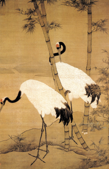 點(diǎn)擊圖片查看原圖 竹鶴圖 邊文進(jìn).shtml
