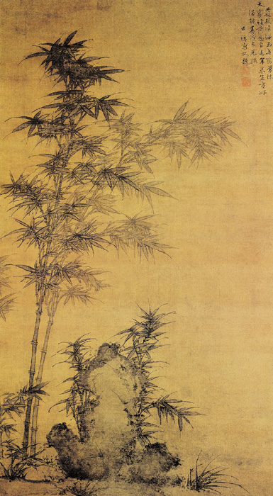 點(diǎn)擊圖片查看原圖 雙鉤竹圖 金湜.shtml