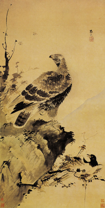 點(diǎn)擊圖片查看原圖 鷹鵲圖 呂紀(jì).shtml