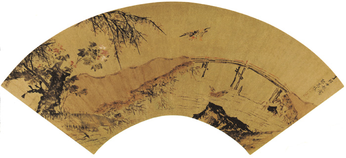 點(diǎn)擊圖片查看原圖 花鳥(niǎo)扇面 郁喬枝.shtml