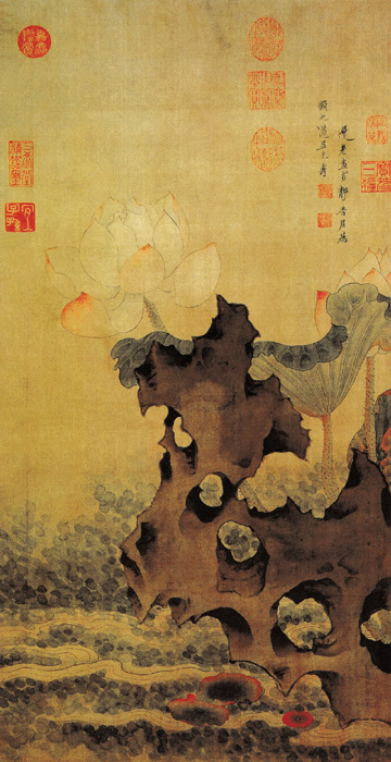 點(diǎn)擊圖片查看原圖 荷花圖 陳洪綬.shtml