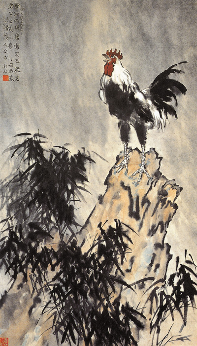 點(diǎn)擊圖片查看原圖 風(fēng)雨雞鳴 徐悲鴻.shtml