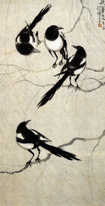 點(diǎn)擊圖片查看原圖 四喜圖 徐悲鴻.shtml