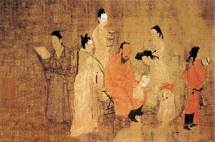 點(diǎn)擊圖片查看原圖 北齊校書圖 佚名.shtml
