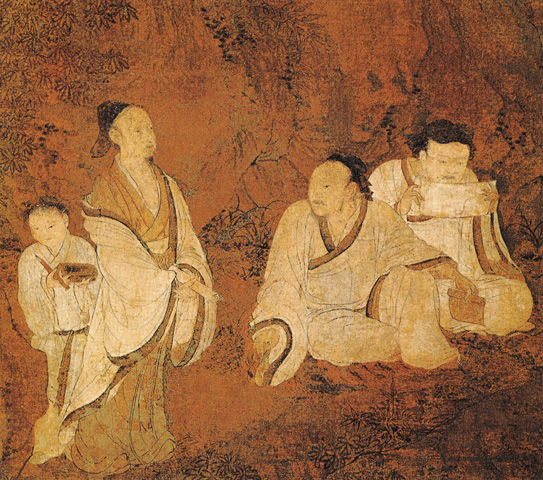 點(diǎn)擊圖片查看原圖 授經(jīng)圖 展子虔.shtml