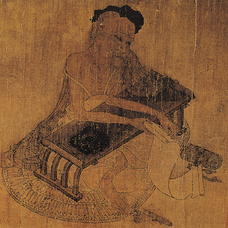 點擊圖片查看原圖 伏生授經(jīng)圖 王維.shtml