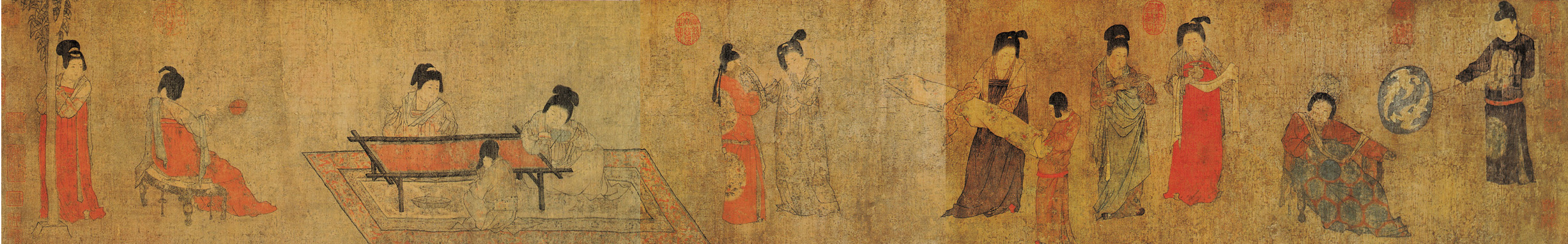 點(diǎn)擊圖片查看原圖 揮扇仕女圖 周昉.shtml