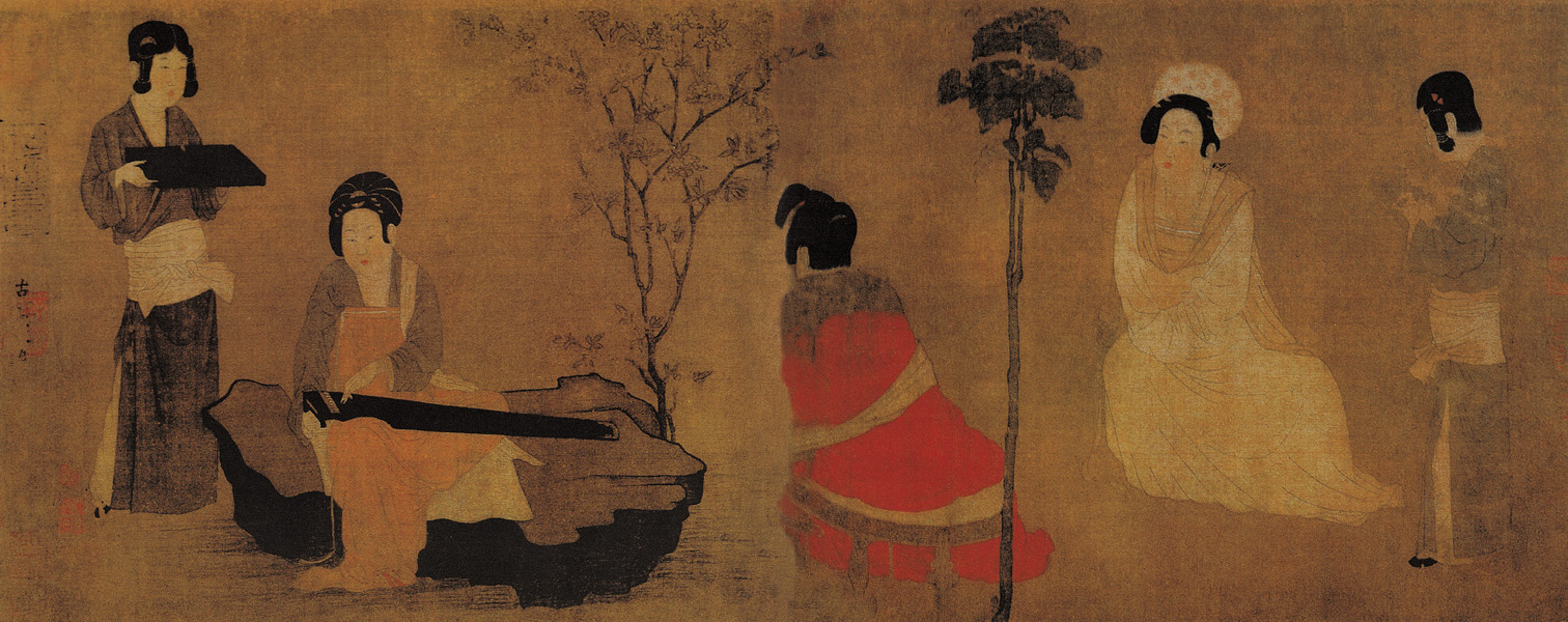 點(diǎn)擊圖片查看原圖 調(diào)琴啜茗圖 周昉.shtml