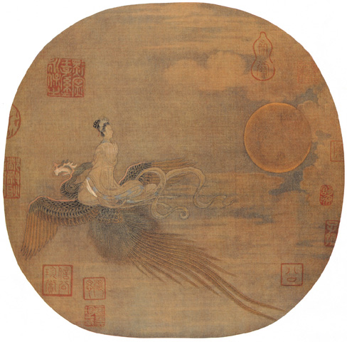 點(diǎn)擊圖片查看原圖 仙女乘鸞圖 周文矩.shtml
