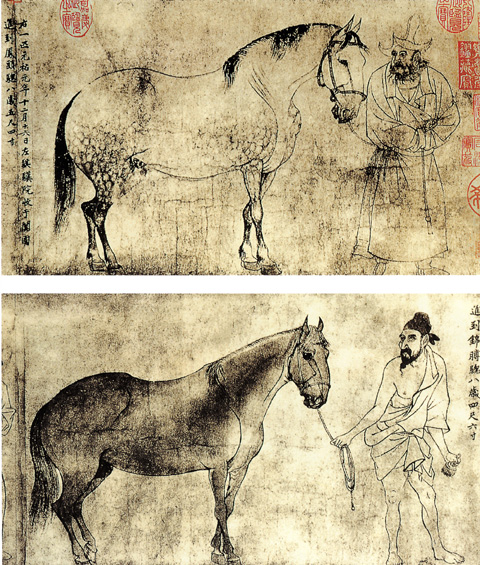 點(diǎn)擊圖片查看原圖 五馬圖 李公麟.shtml
