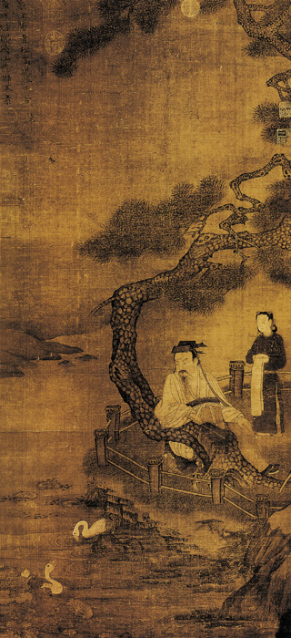 點(diǎn)擊圖片查看原圖 王羲之玩鵝圖 馬遠(yuǎn).shtml