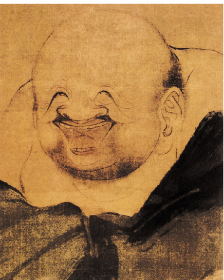 點(diǎn)擊圖片查看原圖 布袋和尚圖 梁楷.shtml