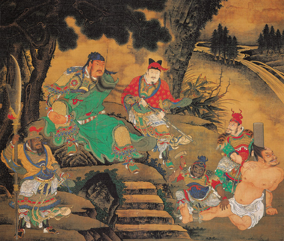 點(diǎn)擊圖片查看原圖 關(guān)羽擒將圖 商喜.shtml