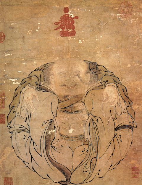 點(diǎn)擊圖片查看原圖 一團(tuán)和氣圖 朱見深.shtml