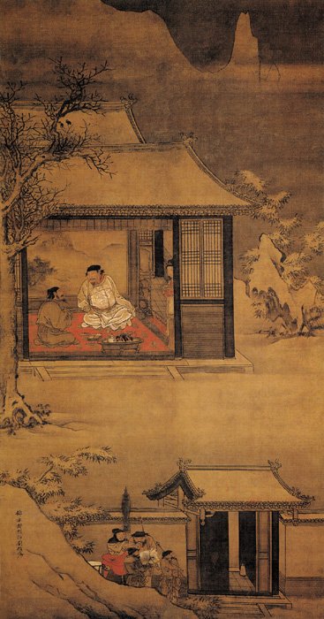 點(diǎn)擊圖片查看原圖 雪夜訪普?qǐng)D 劉俊.shtml