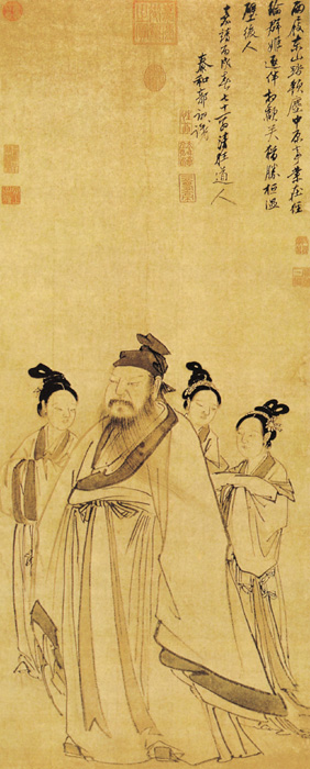 點(diǎn)擊圖片查看原圖 東山攜妓圖 郭詡.shtml