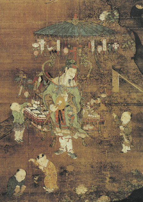 點(diǎn)擊圖片查看原圖 貨郎圖·春景 呂文英.shtml