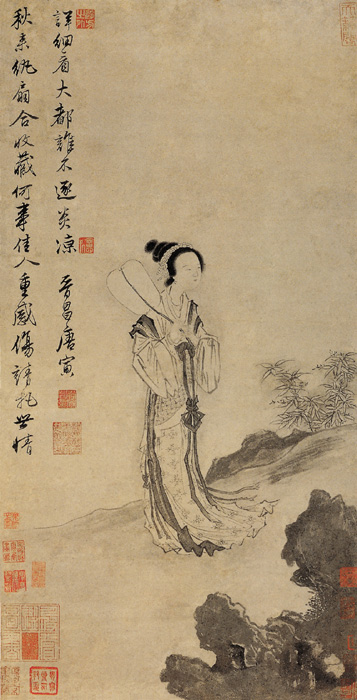 點(diǎn)擊圖片查看原圖 秋風(fēng)紈扇圖 唐寅.shtml