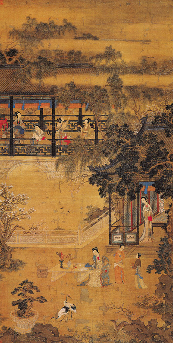 點(diǎn)擊圖片查看原圖 春庭行樂圖 佚名.shtml
