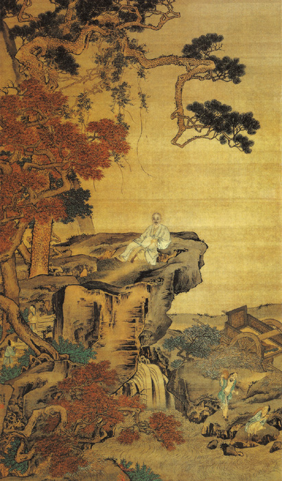 點擊圖片查看原圖 秋林舒嘯圖 顏嶧.shtml