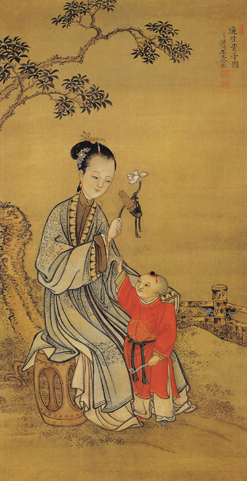點擊圖片查看原圖 連生貴子圖 冷枚.shtml
