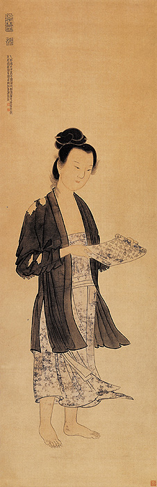 點(diǎn)擊圖片查看原圖 元女授經(jīng)圖 任熊.shtml