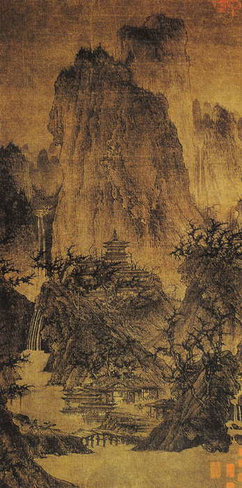 點擊圖片查看原圖 晴巒蕭寺圖 李成.shtml