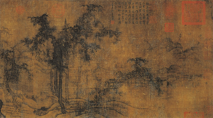 點(diǎn)擊圖片查看原圖 小寒林圖 李成.shtml
