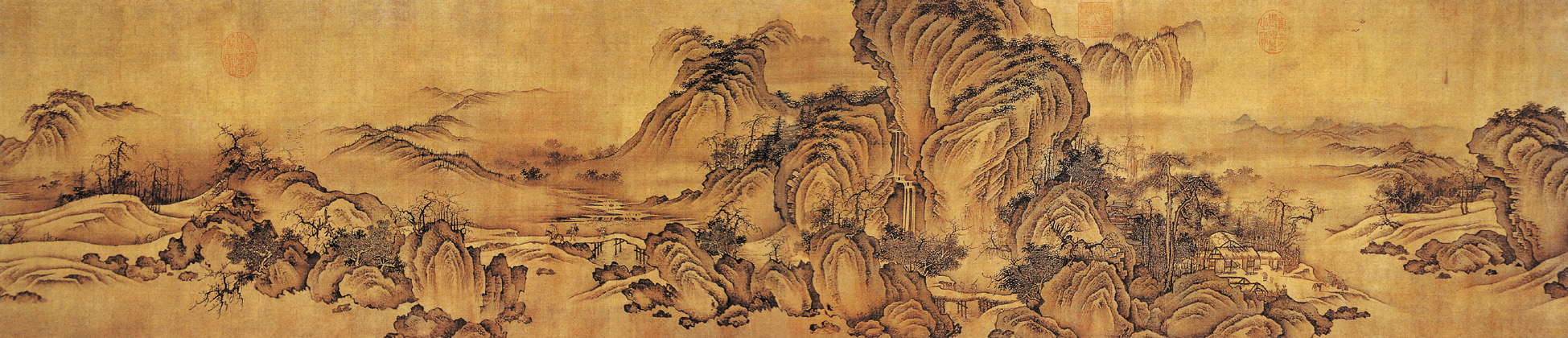 點(diǎn)擊圖片查看原圖 秋山蕭寺圖 佚名.shtml