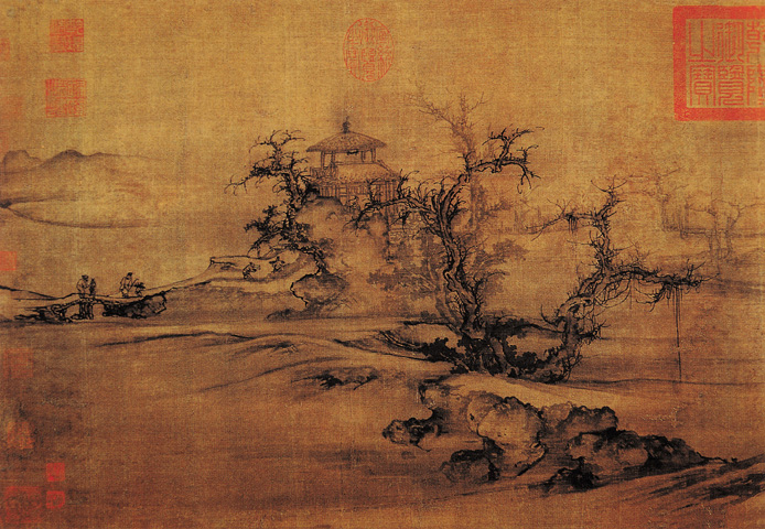 點(diǎn)擊圖片查看原圖 樹色平遠(yuǎn)圖 郭熙.shtml