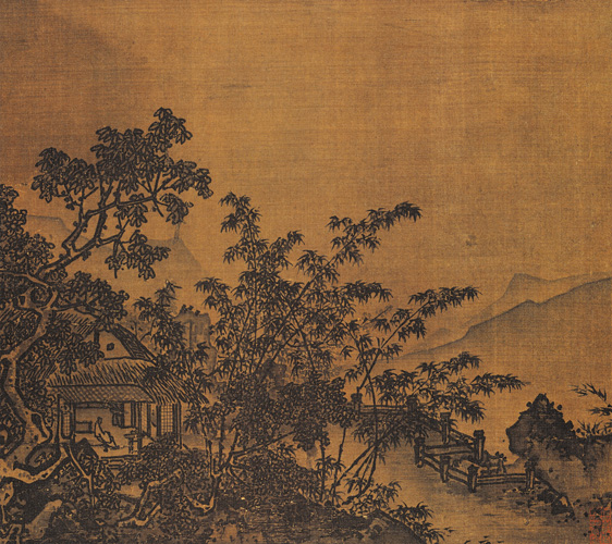點(diǎn)擊圖片查看原圖 梧竹溪堂圖 夏圭.shtml