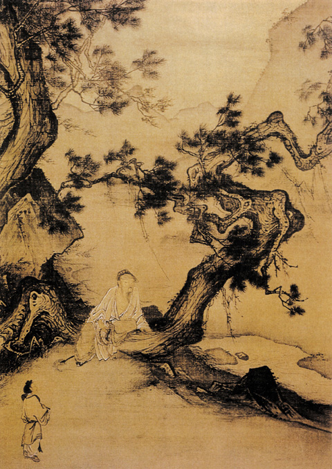 點(diǎn)擊圖片查看原圖 靜聽松風(fēng)圖 馬麟.shtml