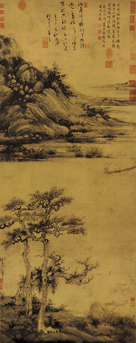 點(diǎn)擊圖片查看原圖 洞庭漁隱圖 吳鎮(zhèn).shtml