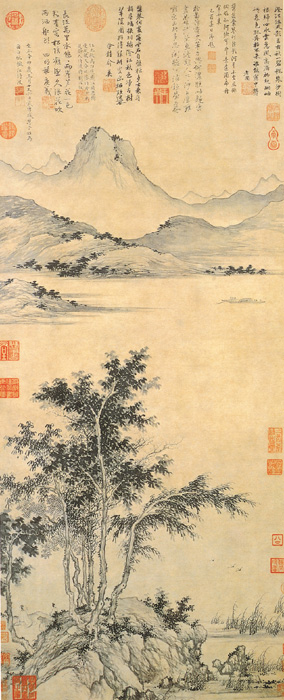 點(diǎn)擊圖片查看原圖 秋江待渡圖 盛懋.shtml