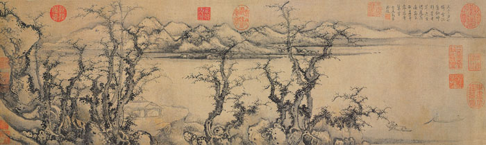 點擊圖片查看原圖 雪江漁艇圖 姚廷美.shtml