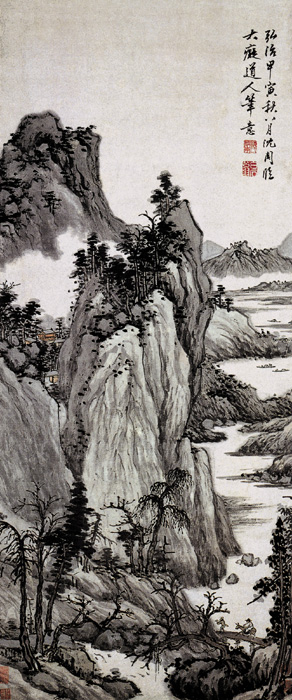 點擊圖片查看原圖 仿大癡山水圖 沈周.shtml