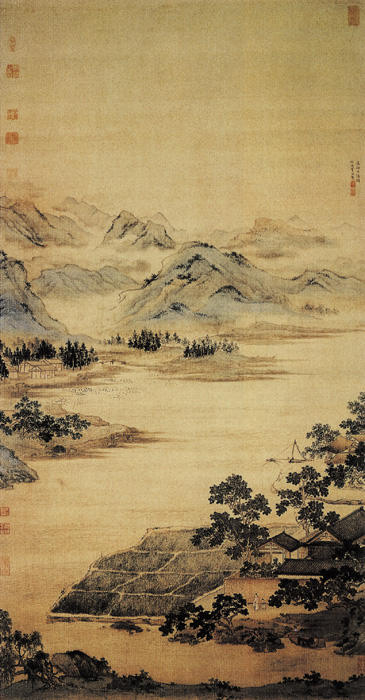點擊圖片查看原圖 蓮溪漁隱圖 仇英.shtml
