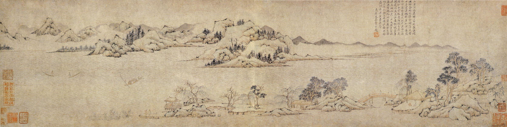 點(diǎn)擊圖片查看原圖 江南春色圖 文嘉.shtml
