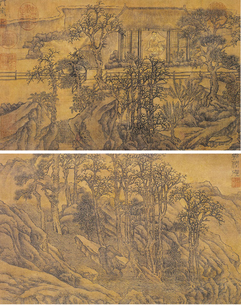 點(diǎn)擊圖片查看原圖 仿盧鴻堂十景圖 謝時(shí)臣.shtml