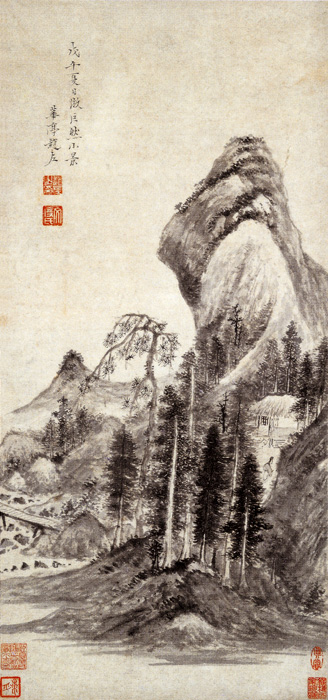 點(diǎn)擊圖片查看原圖 仿巨然小景圖 趙左.shtml