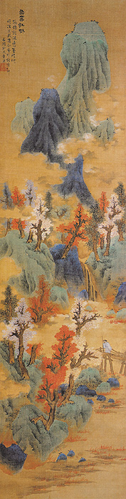點擊圖片查看原圖 白云紅樹圖 藍(lán)瑛.shtml