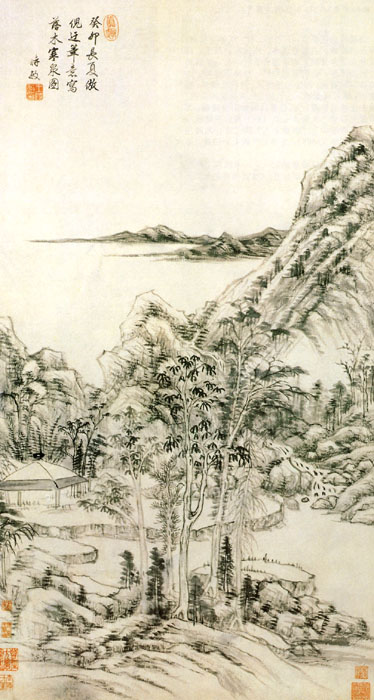 點(diǎn)擊圖片查看原圖 落木寒泉圖 王時(shí)敏.shtml