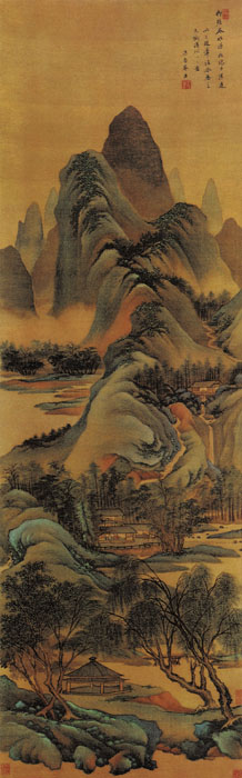 點(diǎn)擊圖片查看原圖 仿三趙山水圖 王鑒.shtml